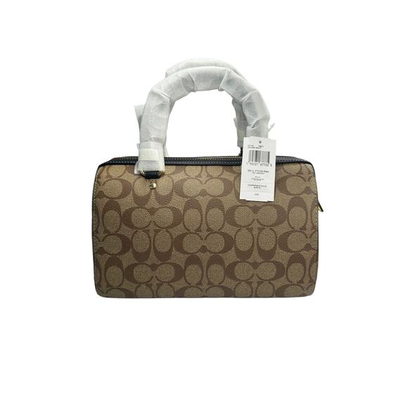 Coach Rowan Satchel In Signature Canvas With Disney Patches - Picture 4 of 12